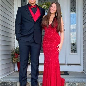 Jovani style 1114 red prom dress